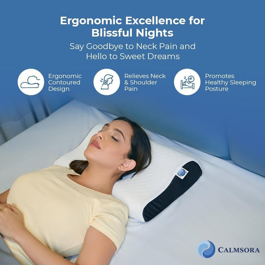 Calmsora™ Orthopedic Memory Foam Pillow