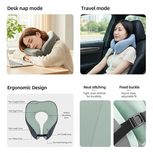 Calmsora™ Lightweight Neck Pillow for Travel