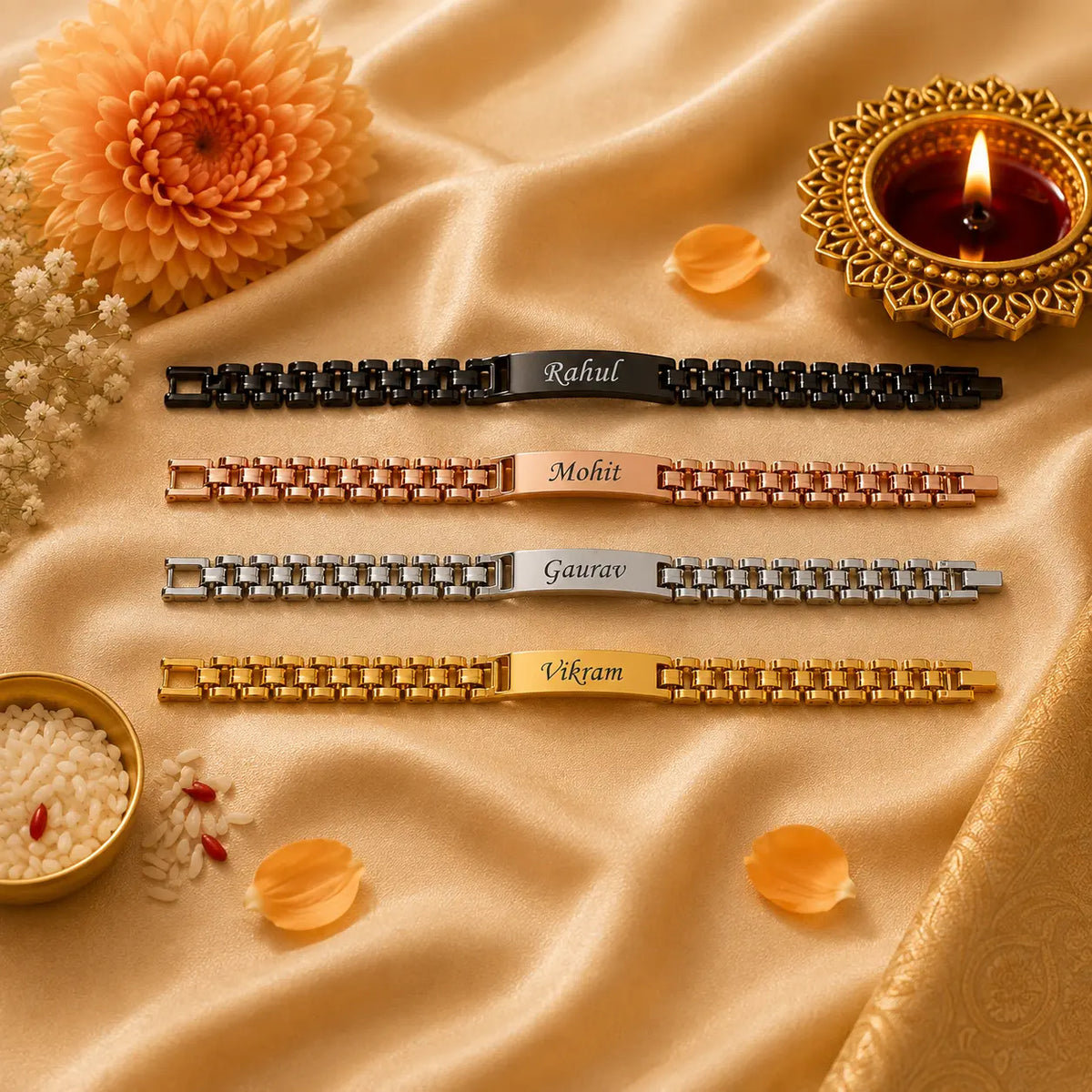 Rome Bracelet Style Rakhi