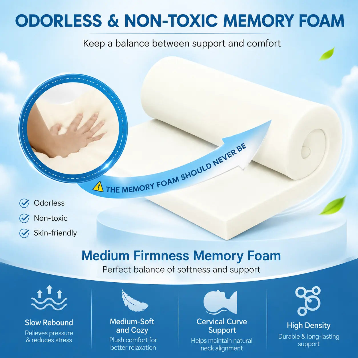 Calmsora™ Orthopedic Pain Relief Pillow