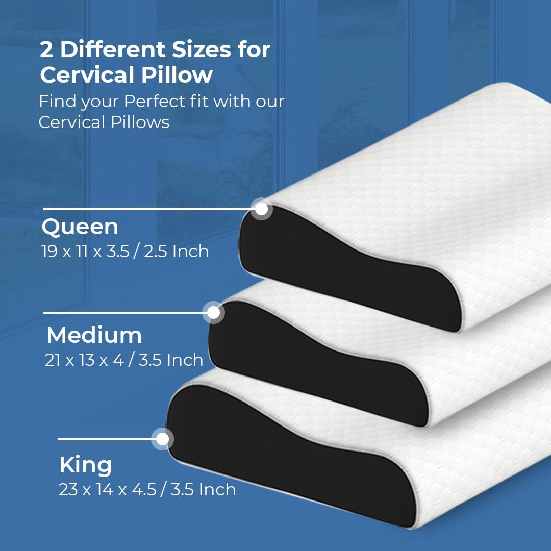 Calmsora™ Orthopedic Memory Foam Pillow