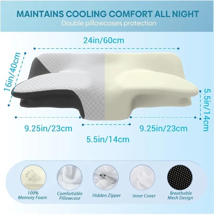 Calmsora™ Orthopedic Pain Relief Pillow