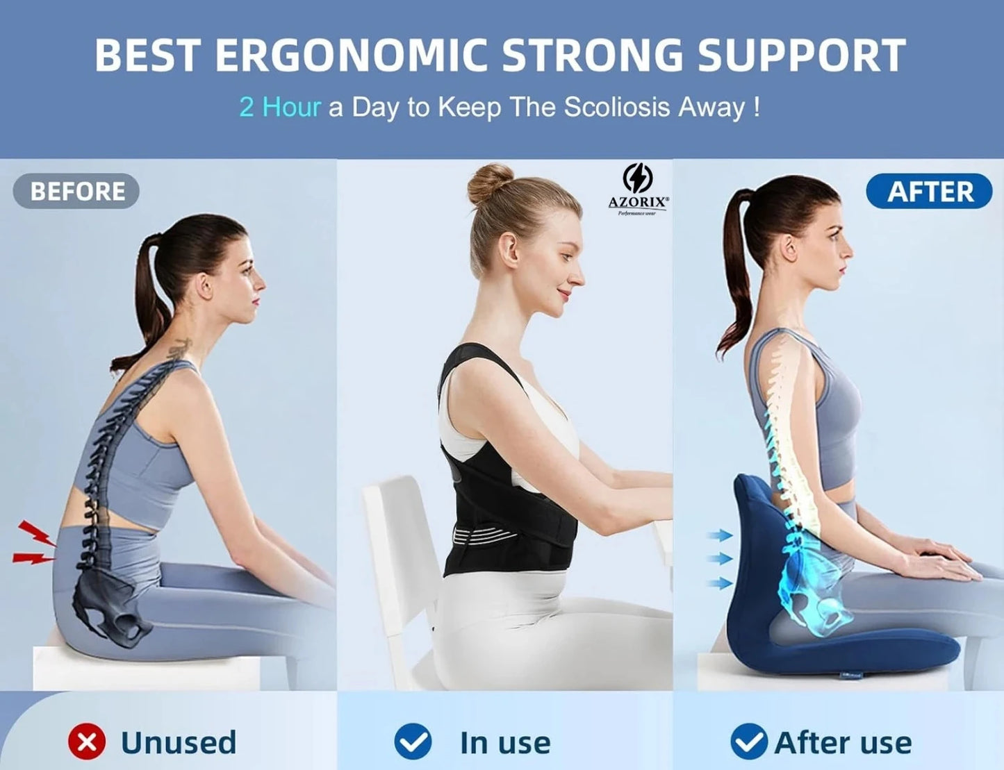 Posture Corrector Belt for Men & Women