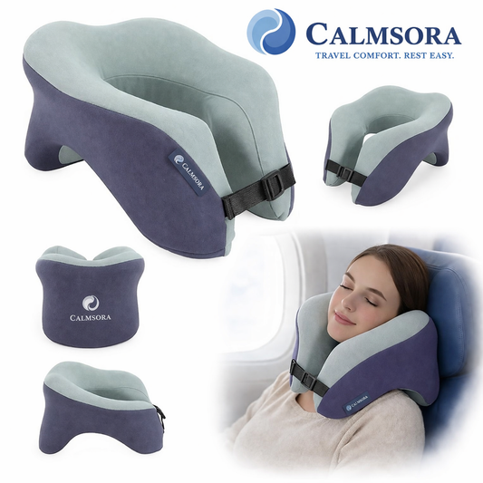 Calmsora™ Lightweight Neck Pillow for Travel